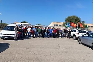 Hiab, lavoratori in presidio