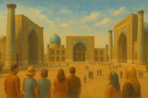 La città turchese di Tamerlano