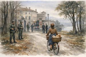 Sulle rive del lago di Garda