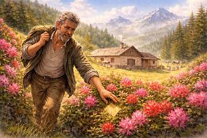 Tra coloratissimi rododendri è nascosta la fortuna