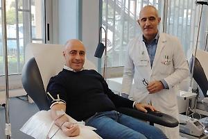 Donazione di sangue, il sindaco Bitetti al Centro Trasfusionale