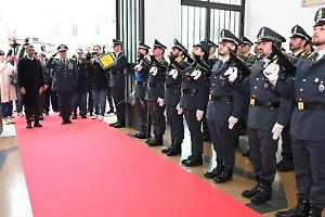 Decaro in visita al Comando regionale della Guardia di Finanza di Puglia. Le foto