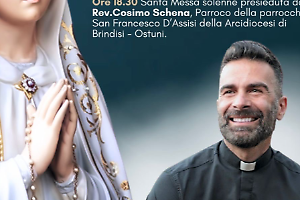 Questo pomeriggio la Santa Messa presieduta da don Cosimo Schena, sacerdote e comunicatore