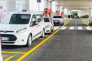 Aeroporto, più spazio ai taxi: realizzati 70 nuovi stalli