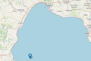 Scossa di terremoto nel Mar Jonio: magnitudo 4.0. Avvertita anche a Taranto