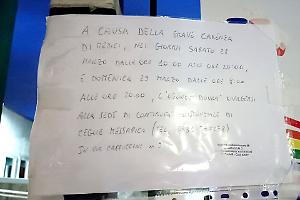Guardia medica chiusa nel weekend, la protesta: “Un foglio sulla porta non basta”