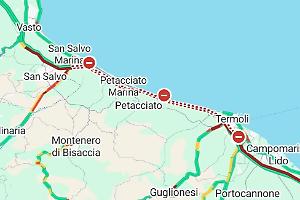 Frana di Petacciato, 37 treni coinvolti e cancellazioni a Bari