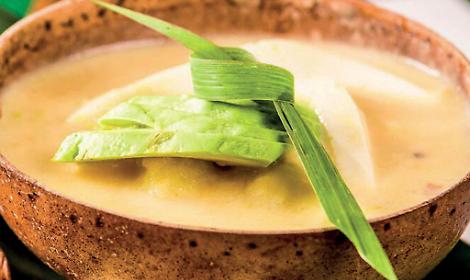 Vellutata di patate e avocado   