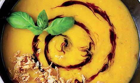 Vellutata di zucca e patate rosse