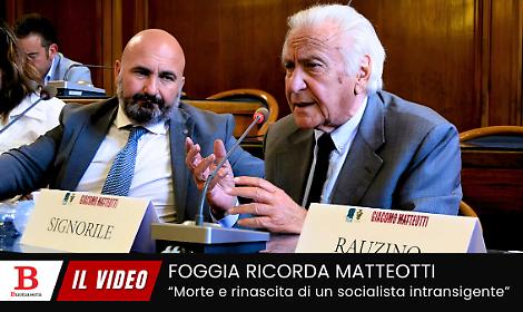 Foggia ricorda Matteotti