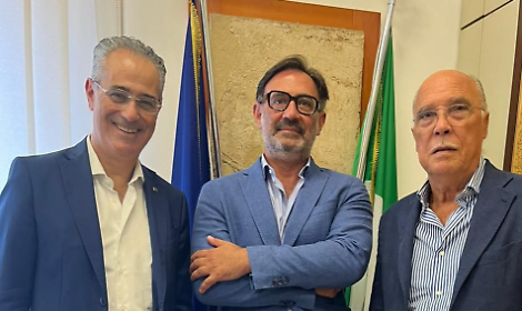 Dario Iaia incontra il nuovo Soprintendente di archeologia, belle arti e paesaggio di Taranto, Antonio Zunno
