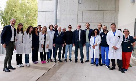 L'equipe della Cardiochirurgia del Policlinico di Bari