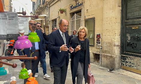 Luigi Lobuono e Adriana Poli Bortone