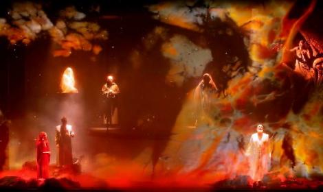 La "Divina Commedia opera musical": foto di scena