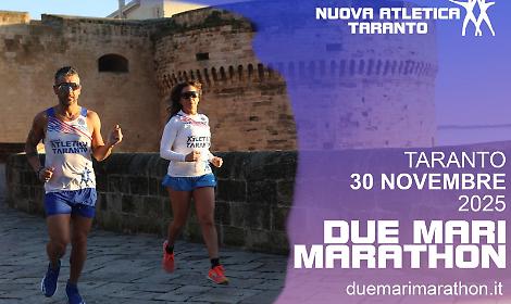 Tutto pronto per la Due Mari Marathon a Taranto 