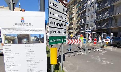 Riapre il sottopasso di viale Magna Grecia: nuovi lavori in via Dante