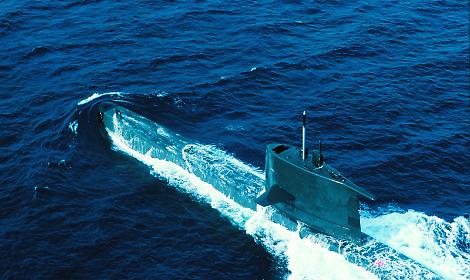 Un sommergibile della Marina Militare