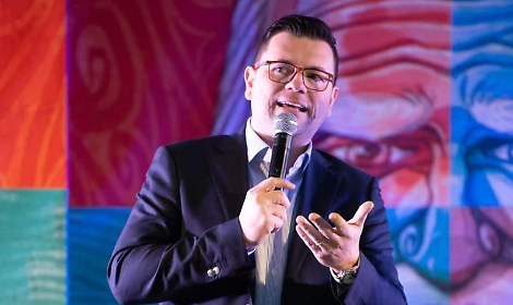 Il presidente dell'associazione "Riflessi d'arte", Tonio Cantore