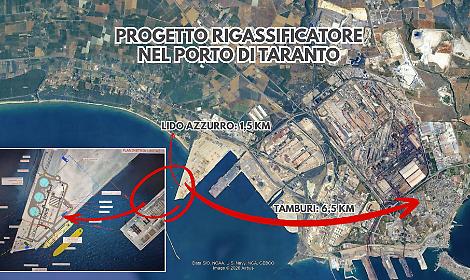 Progetto del rigassificatore al Molo Polisettoriale di Taranto