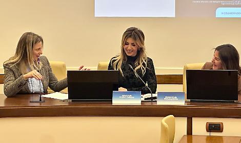 On. Mariangela Matera, Barbara Politi e la sen. Annamaria Fallucchi