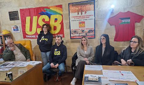 Cup Taranto, Usb annuncia sciopero e presidio sotto l&rsquo;Asl