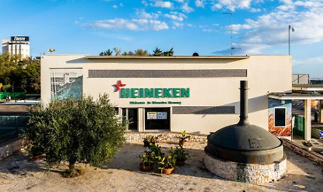 Lo stabilimento di Massafra della Heineken Italia