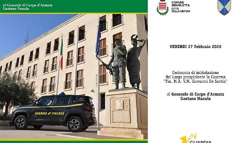 L'iniziativa della Guardia di Finanza di Barletta