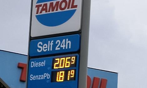 Distributore di benzina a Taranto
