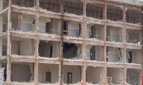 Il cantiere della casa di comunit&agrave; del quartiere Paolo VI di Taranto