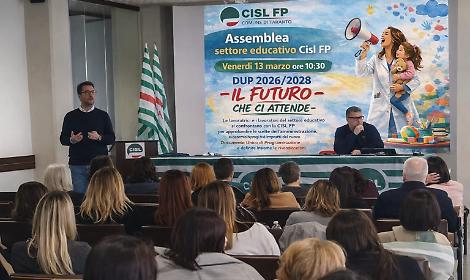 Servizi educativi e futuro degli asili nido, la CISL FP apre il confronto sul DUP 2026 2028