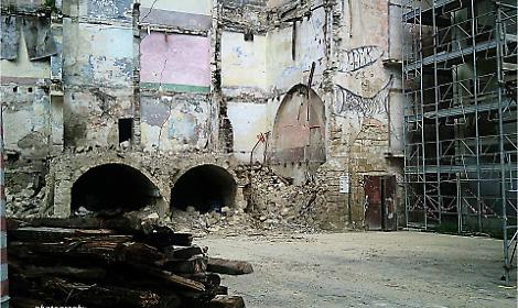 Il nuovo crollo in Citt&agrave; Vecchia - foto di Pasquale Reo