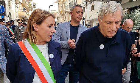 Giovanna Bruno e don Luigi Ciotti