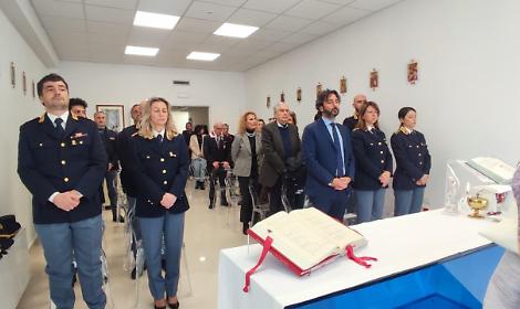 Messa di Precetto in Questura e uova pasquali ai poliziotti e alle famiglie assistite