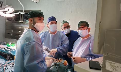 L'equipe di Otorinolaringoiatria del Policlinico di Bari