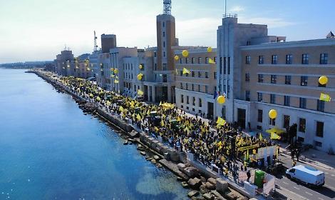 La mobilitazione di Coldiretti a Bari