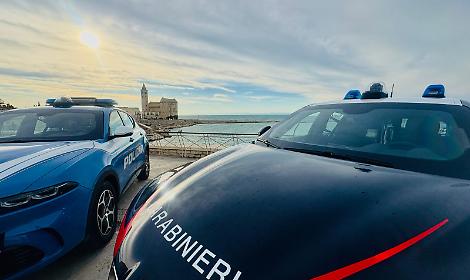 Polizia di Stato e Carabinieri a Trani