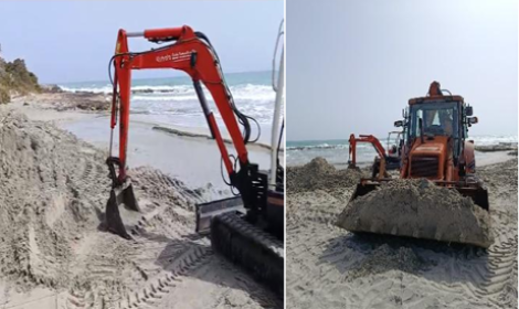 Alimini, lavori abusivi sulla spiaggia: sequestrata area di 4.000 mq