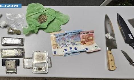 Droga e soldi sequestrati dalla Polizia a Brindisi