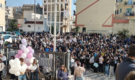 I funerali di Alicia Amoruso a Bisceglie