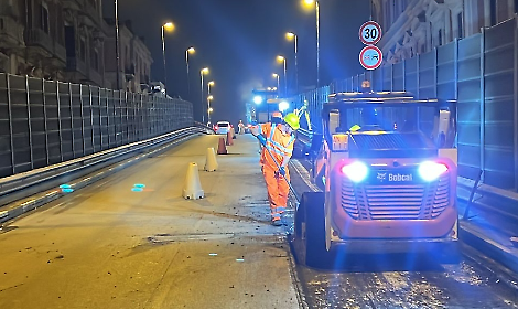 Brt, lavori sui ponti conclusi in anticipo