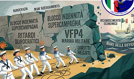 Marina, stipendi sotto quota per i VFP4: denuncia del sindacato