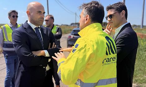 Sopralluogo del sottosegretario Tullio Ferrante 