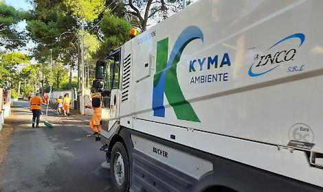 Un mezzo di Kyma Ambiente