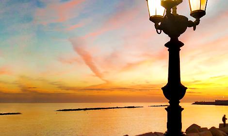 Il lungomare di Bari 