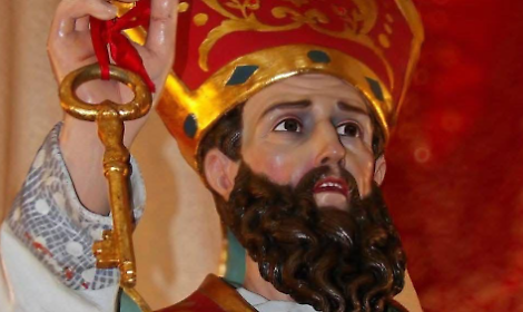 La statua di San Biagio di Avetrana