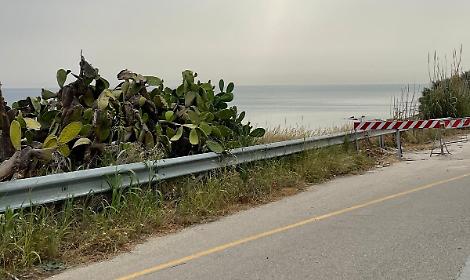 Falesia a rischio crollo, al via i lavori a Giancola