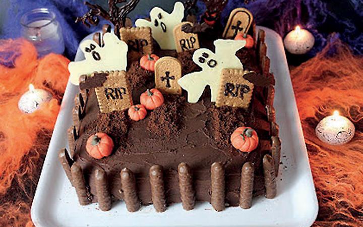 Halloween cake con Pavesini