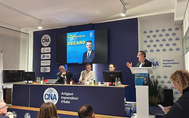 Antonio Decaro incontra Cna Puglia