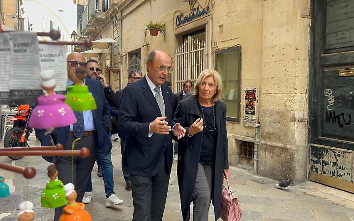 Luigi Lobuono e Adriana Poli Bortone