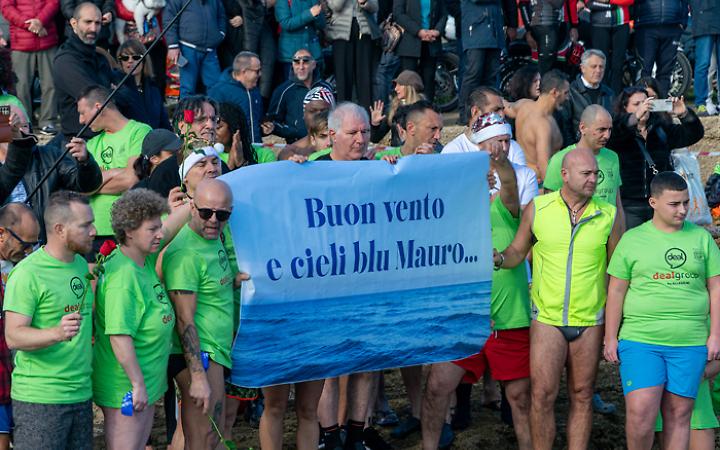 La  foto della commemorazione di Mauro Masiello durante la Manifestazione 